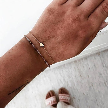 21 Styles Classic Arrow Knot Round Crystal Gem Multilayer Adjustable Open Bracelet Set Women Fashion Party Jewelry Gift