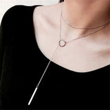 New fashion trendy jewelry copper choker multi layer necklace gift for women Boho Layering Chokers Chockers girl x242